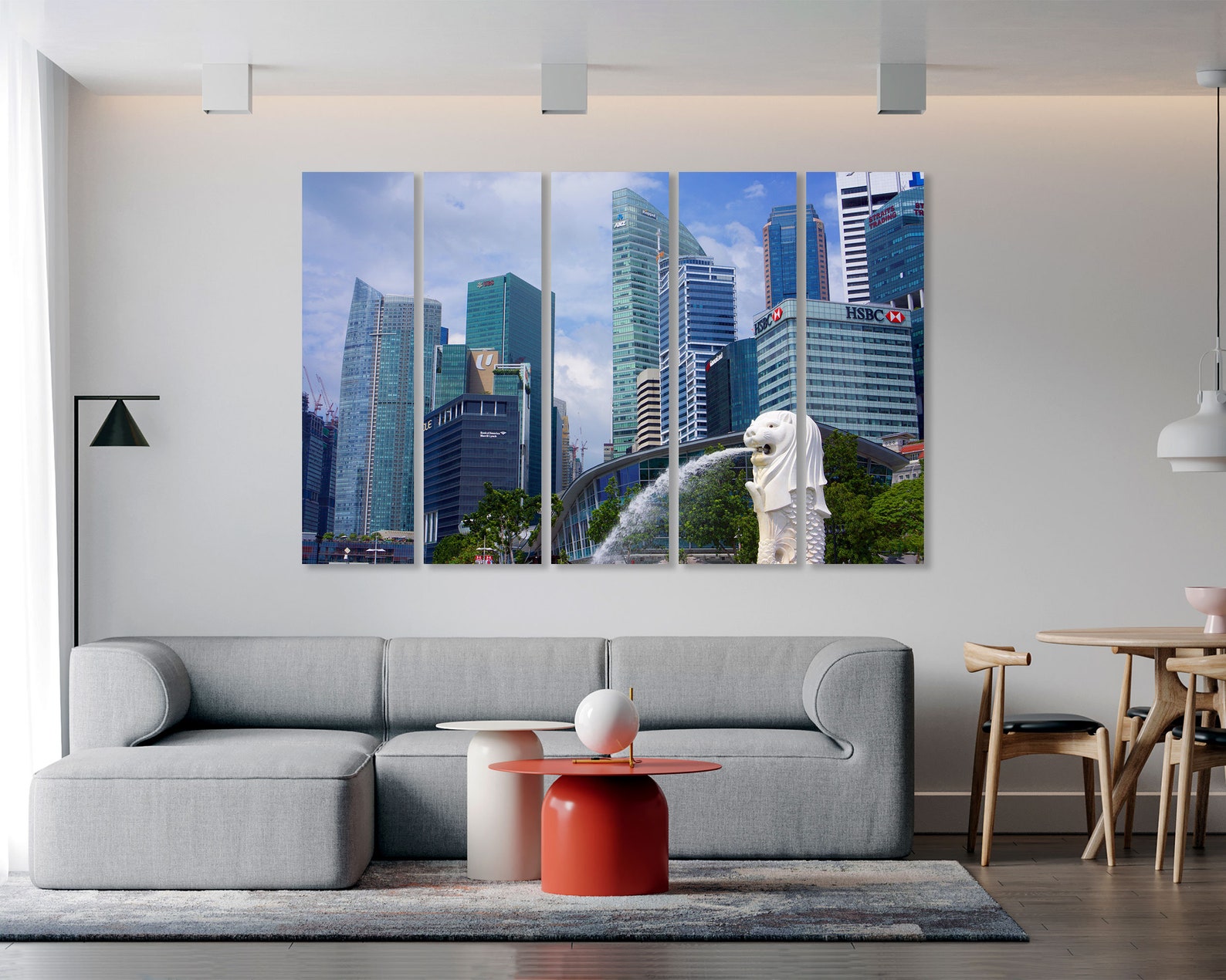 Singapore Wall Art Singapore Wall Decor Singapore Canvas Etsy