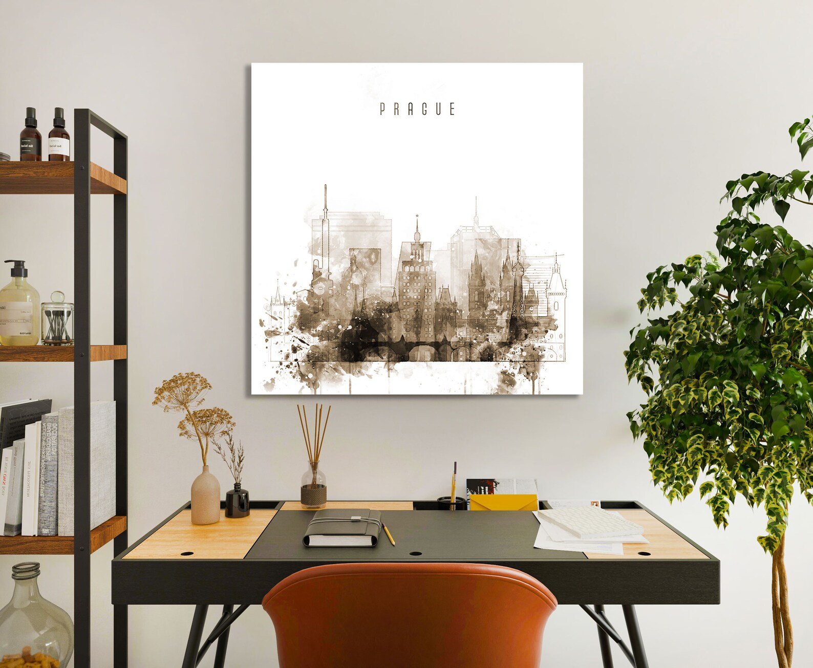 Prague Framed Canvas Wall Art Czech Republic Prints on Etsy