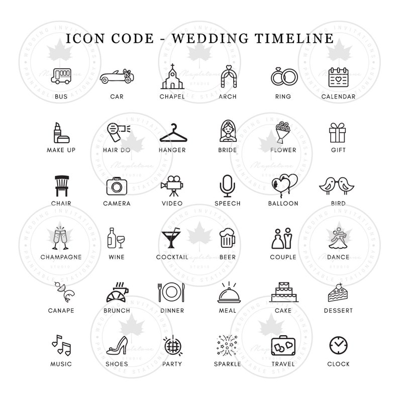 Download Invitations Announcements Wedding Program Wedding Timeline Printable Infographic Timeline Order Of Events Customized Wedding Itinerary Order Of Service Paper Party Supplies