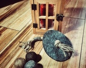 Natural Tone Felted Wool Balls with Disc/Felted Toy/Cat Toy/Hand Crafted Wool Toys/Kitten Toy/Natural Colours/Cat Treats/Eco toy/Gift Set