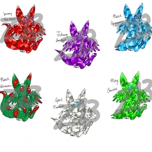 Birthstone Dutchie Badges