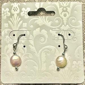 Coin Pearl Earrings