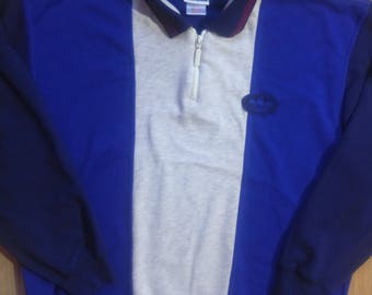 Adidas Originals 90er Vintage Herren Sweatshirt Trainingsanzug oben Jacke Crewneck Marine Adidas Originals 90er Vintage Herren Sweatshirt Trainingsanzug oben Jacke Crewneck Marine