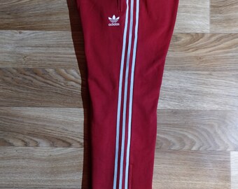 adidas red green yellow stripe tracksuit