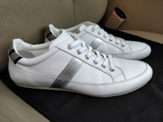 Christian Dior HOMME White Leather Mens 