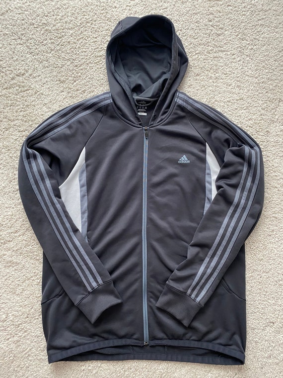 Posterity Marquee 鍔 Adidas Mens Hoodie Tracksuit Top Jacket Hooded Gray Climalite - Etsy Ireland