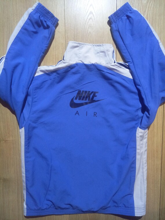 nike blue tracksuit top