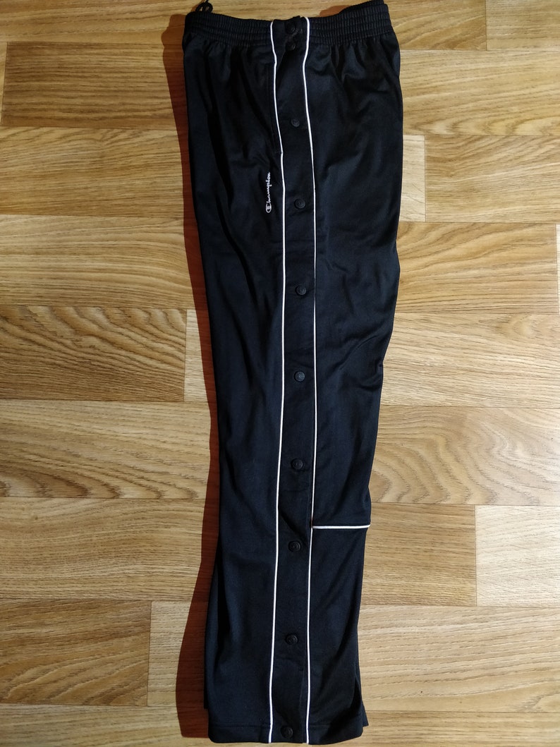 Champion 90's Vintage Mens Tracksuit Open Buttons Pants | Etsy