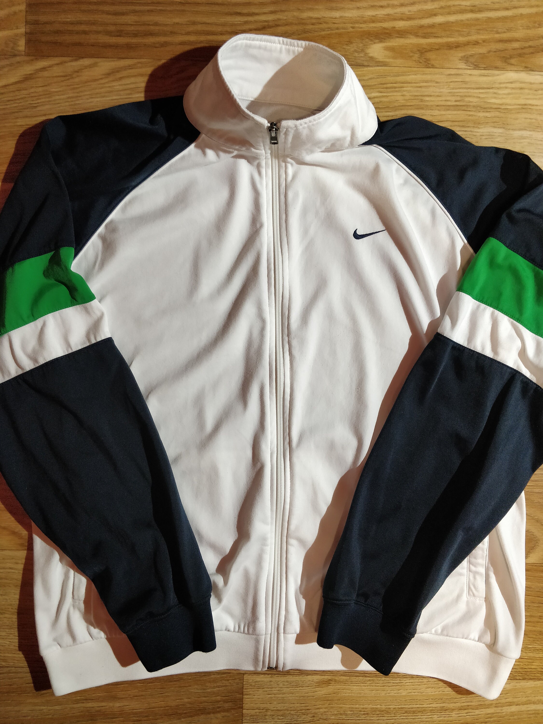 Nike 90's Vintage Mens Tracksuit Top Jacket White Etsy