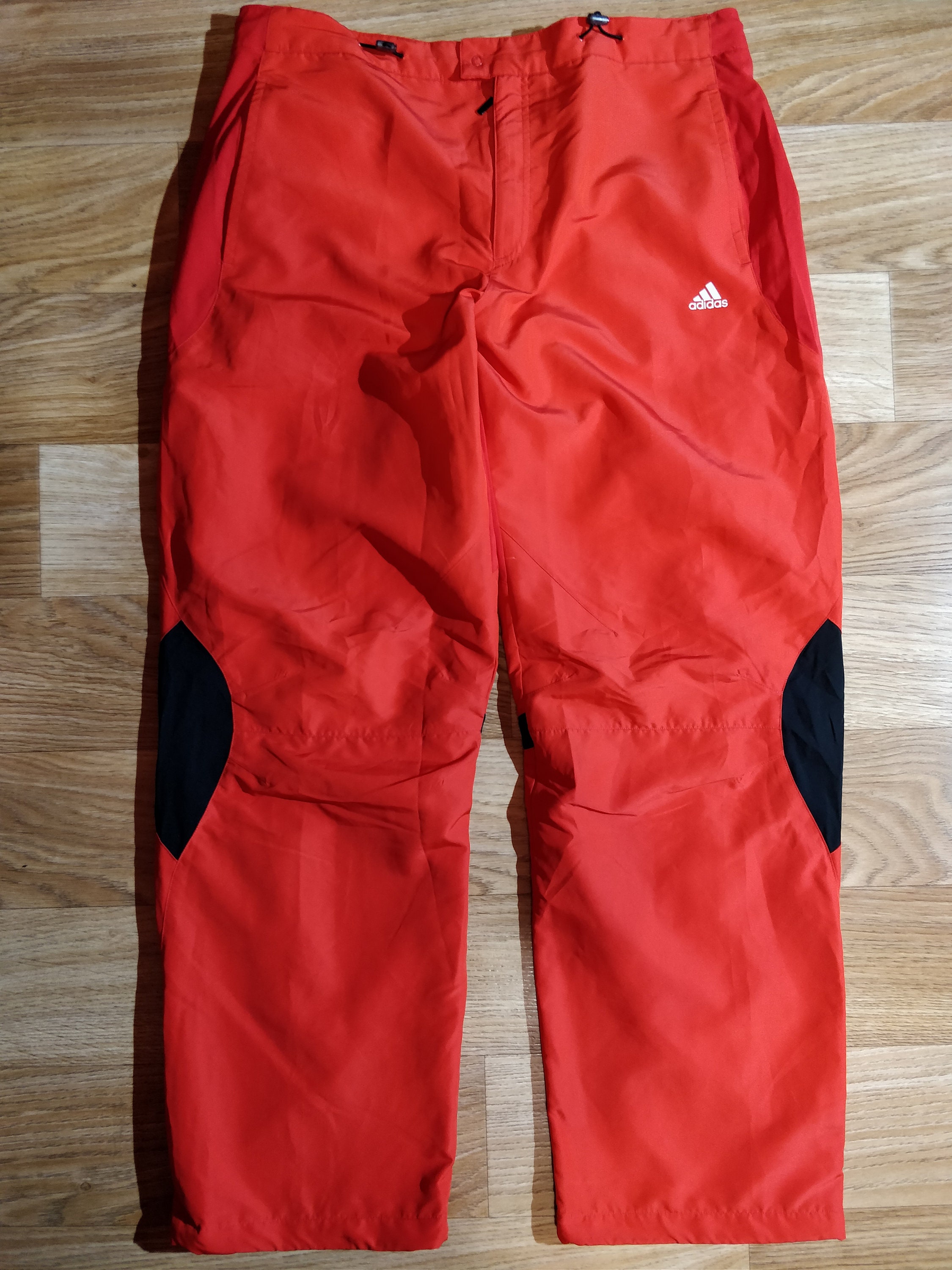 Adidas Vintage Mens Tracksuit Pants Trousers Training Red - Etsy