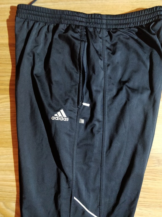 Adidas 90er Vintage Herren Trainingsanzug Hose Hose Ausbildung schwarz Hype 3 Streifen Adidas 90er Vintage Herren Trainingsanzug Hose Hose Ausbildung schwarz Hype 3 Streifen