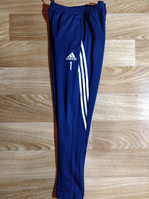 womens blue adidas track pants