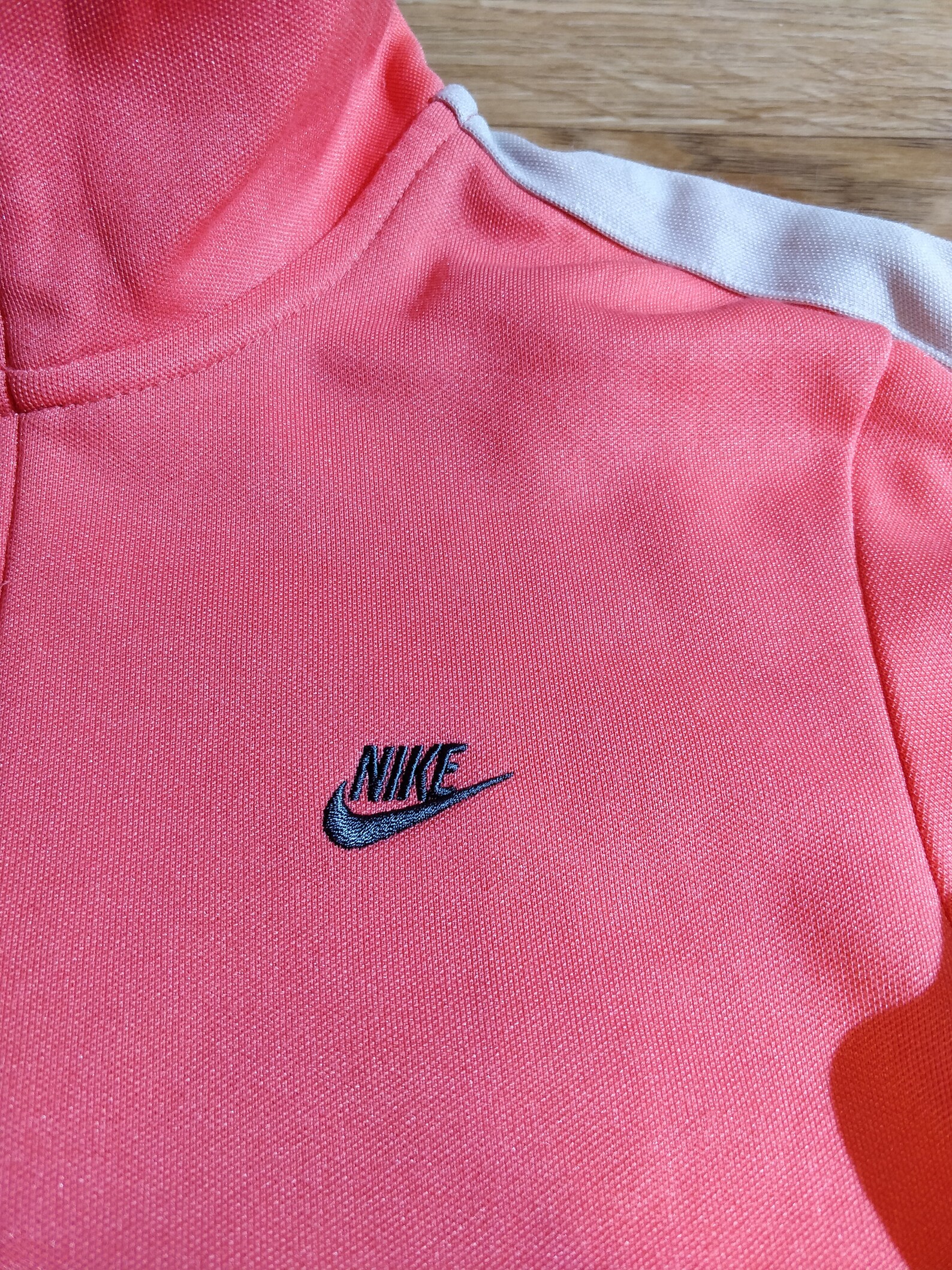 Nike Womens Tracksuit Top Jacket Sweatshirt Coral Scarlet Etsy
