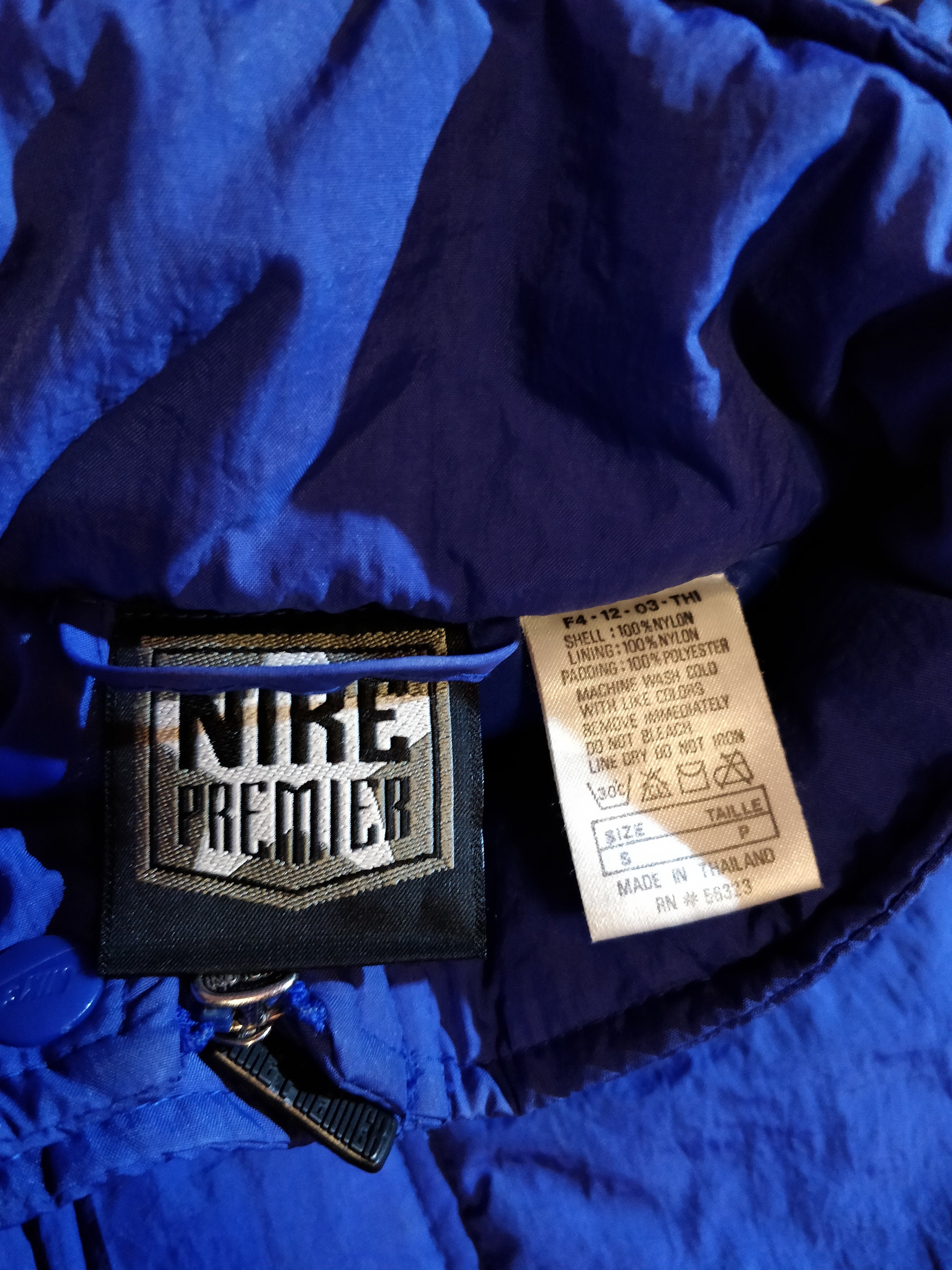 Nike Premier 90's Vintage Mens Coat Jacket Padded Sintepon | Etsy