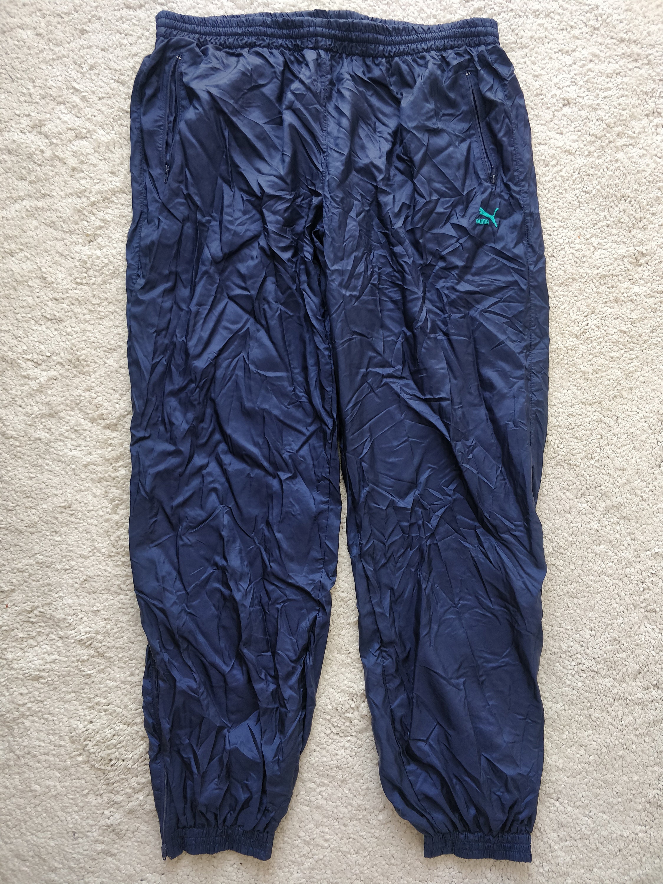 Puma 90's Vintage Mens Track Pants Nylon Trousers Training - Etsy