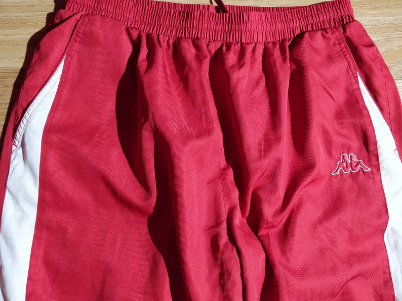 Kappa Vintage Mens Tracksuit Pants Trousers Training GYM Red - Etsy