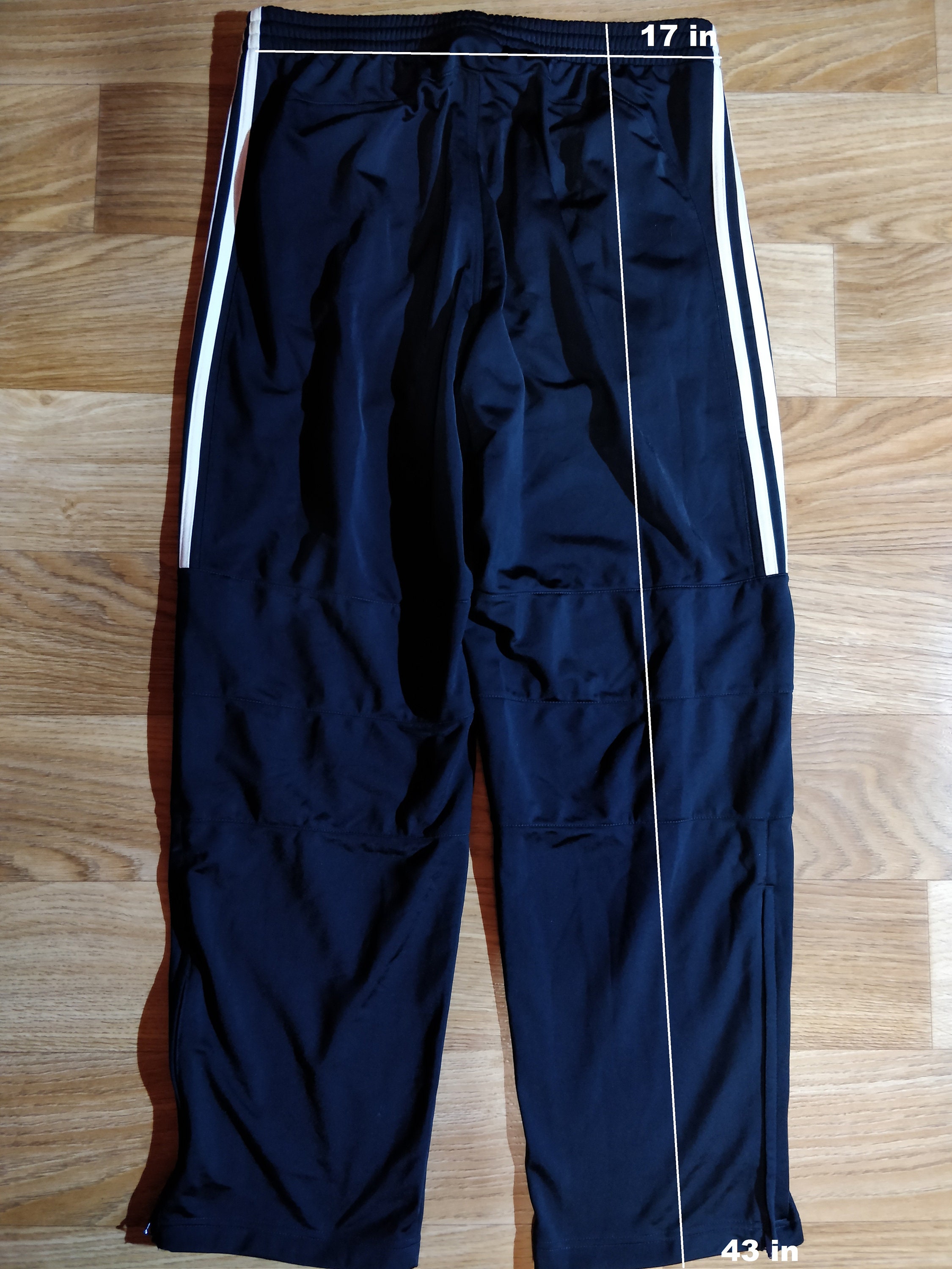 Adidas Mens Tracksuit Pants Trousers Training Navy Blue White | Etsy