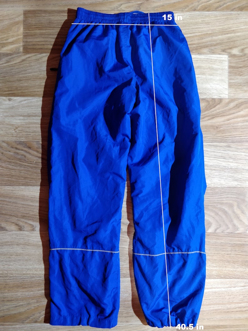 Umbro Vintage Womens Track Pants Tracksuit Trousers Running Blue