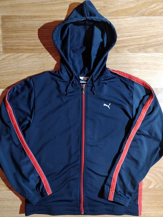 navy blue puma tracksuit womens