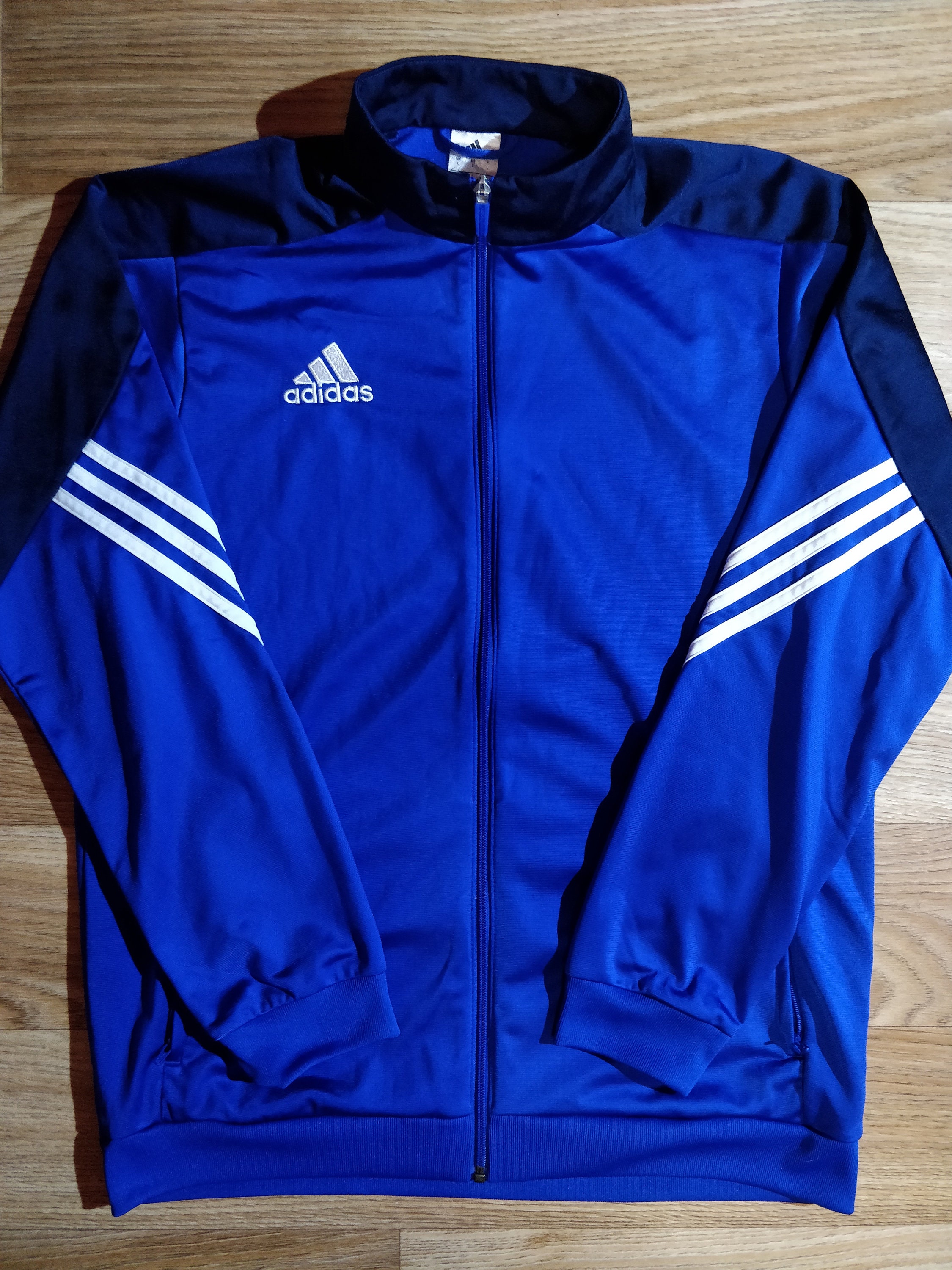 adidas tracksuit mens navy blue