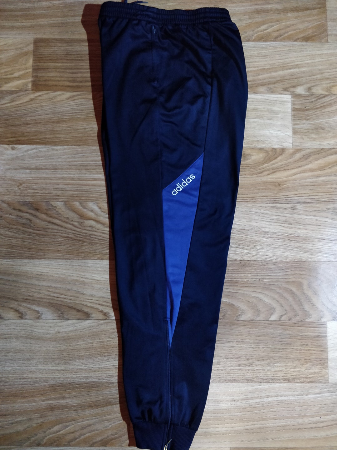 Adidas 90's Vintage Mens Track Pants Trousers Navy Blue - Etsy
