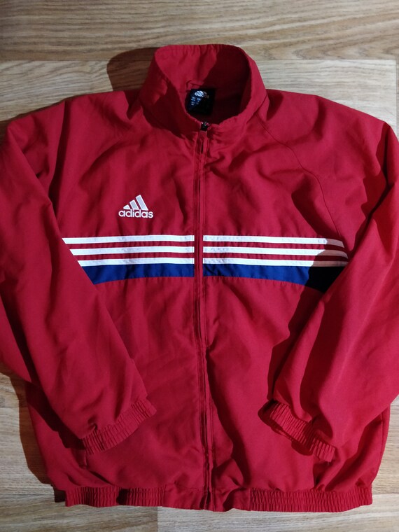 Adidas Vintage Mens Tracksuit Top 