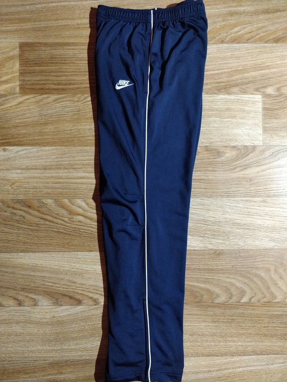 nike navy blue track pants