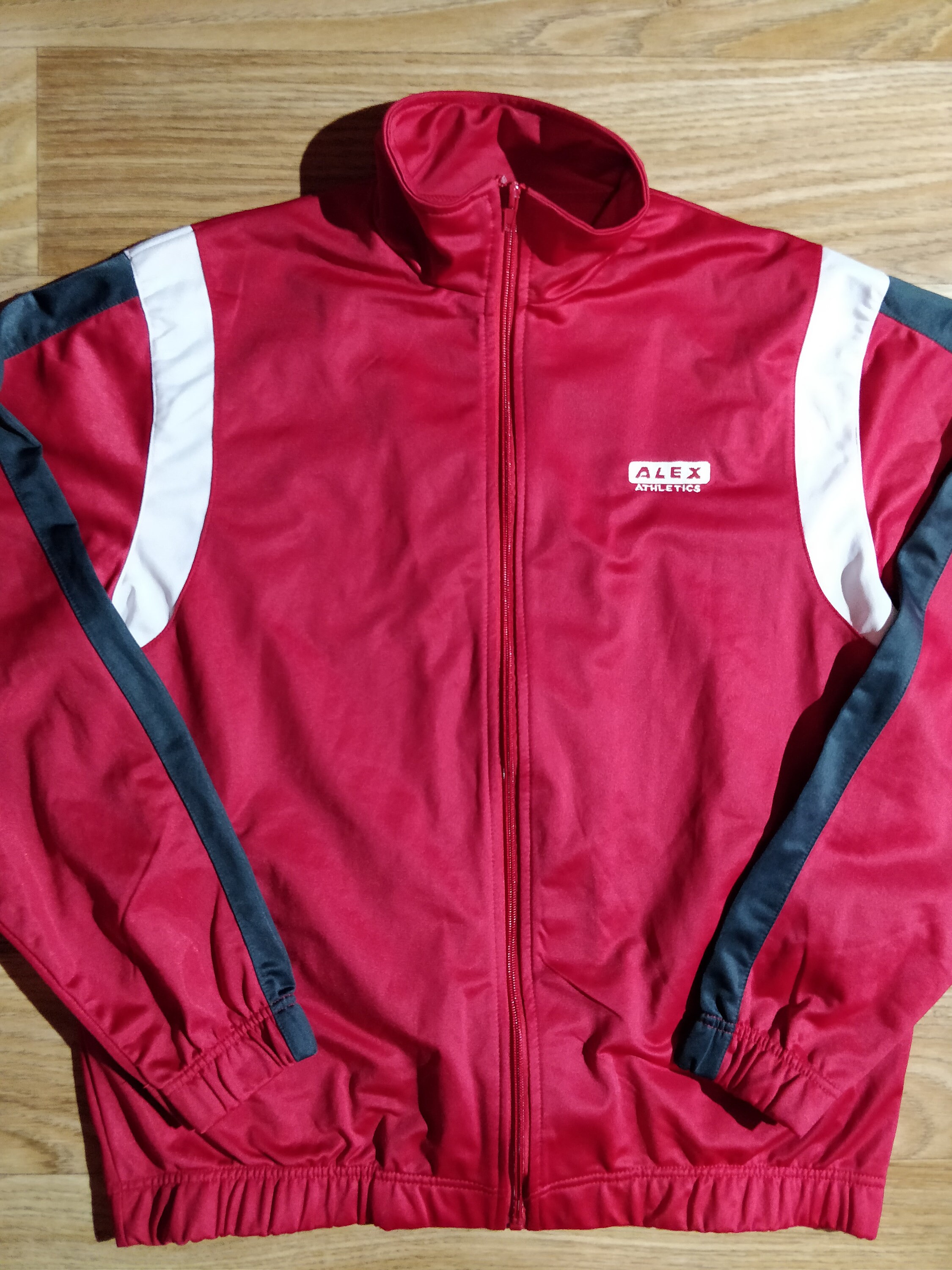 ALEX Athletics 90's Vintage Mens Tracksuit Top Jacket Red - Etsy