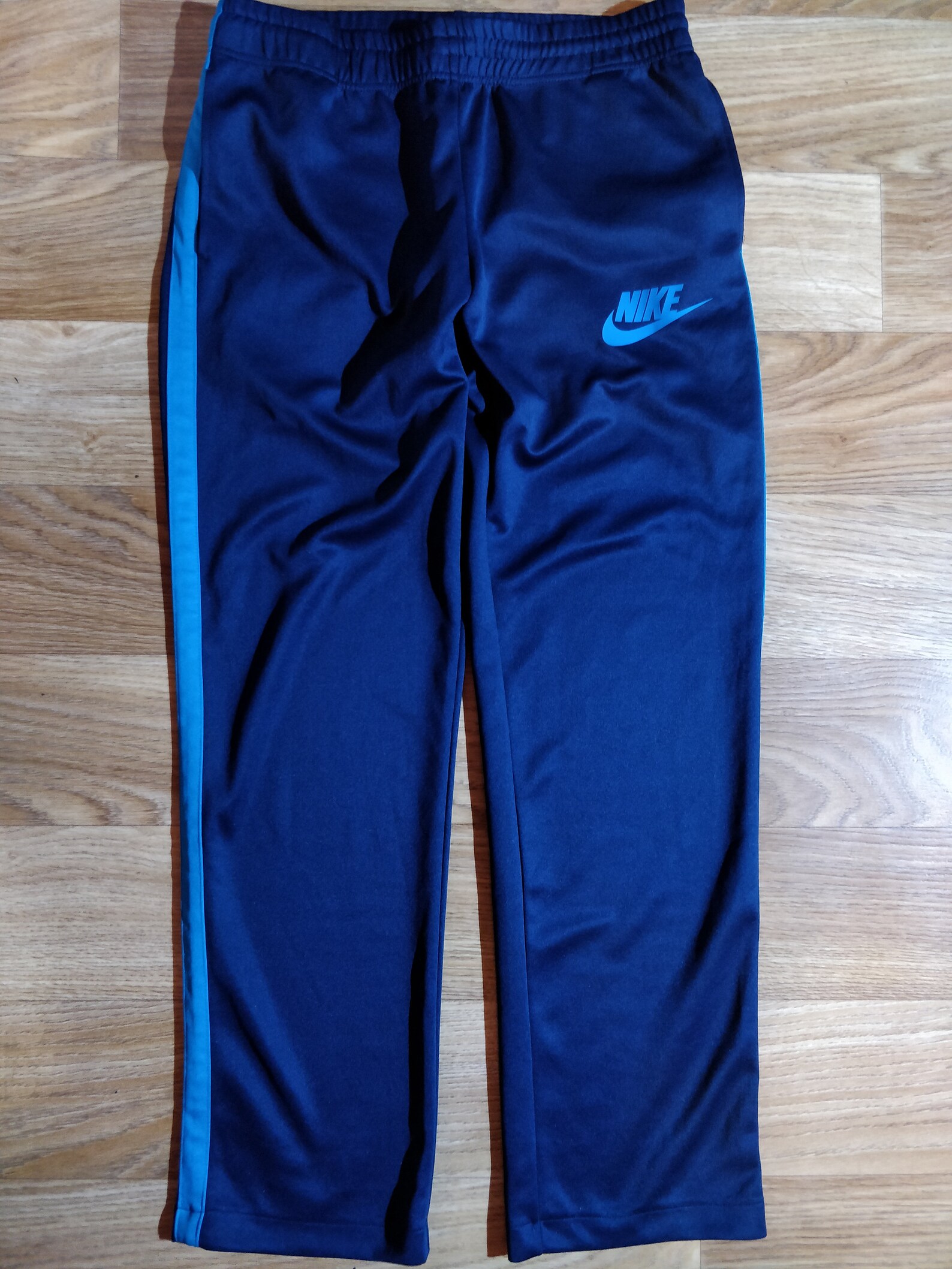 Nike Mens Tracksuit Pants Trousers Training Navy Blue Stripe Etsy