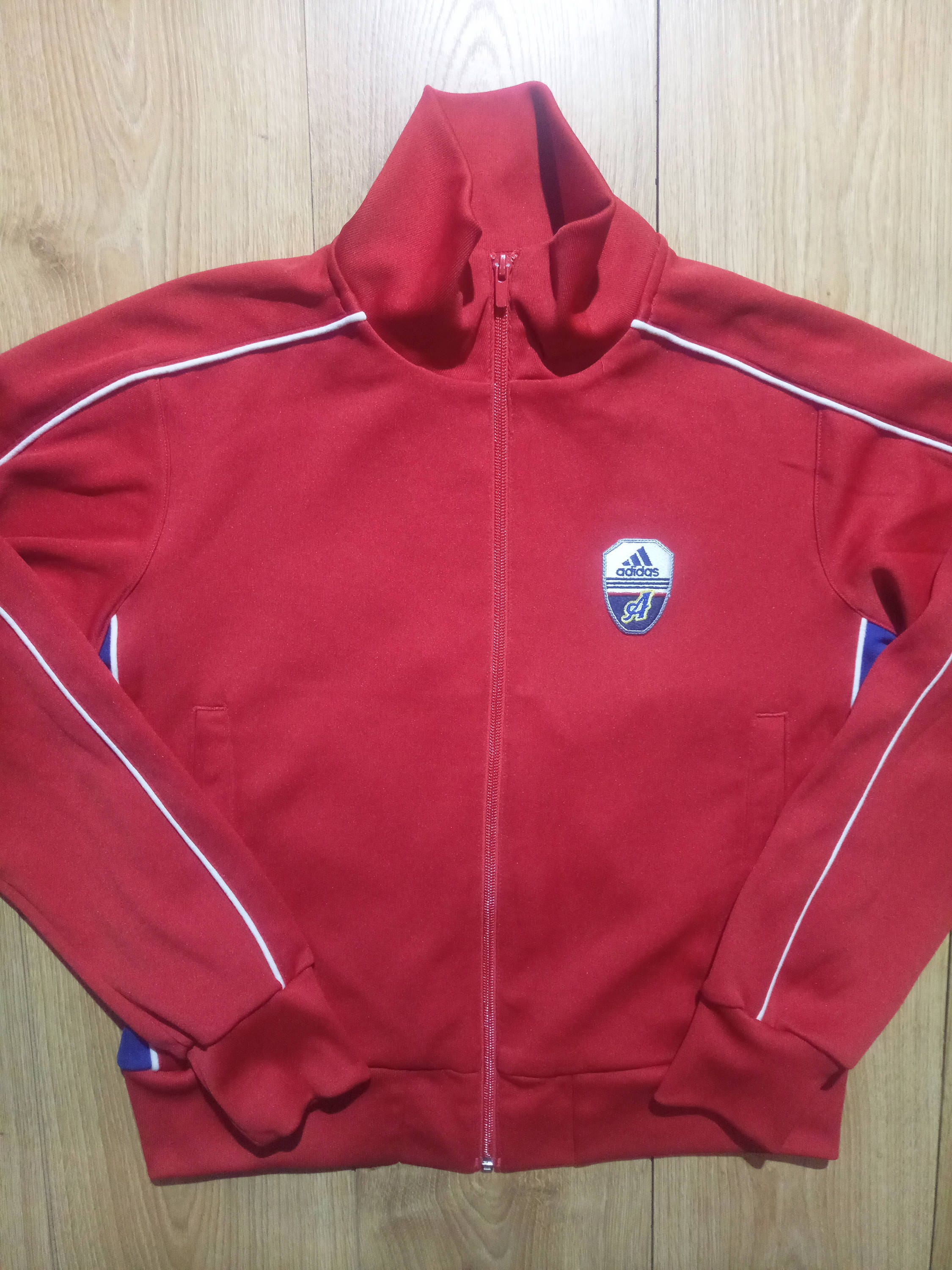 Adidas 90's Vintage Womens Tracksuit Top Jacket Red | Etsy