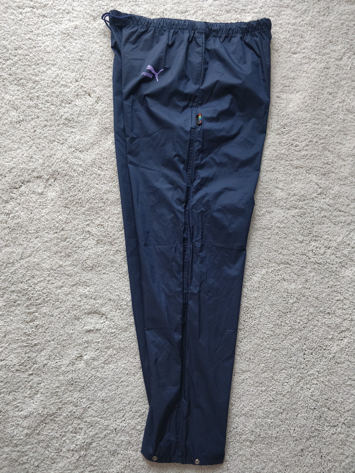 Puma 90's Vintage Mens Track Pants Warm Nylon Trousers | Etsy
