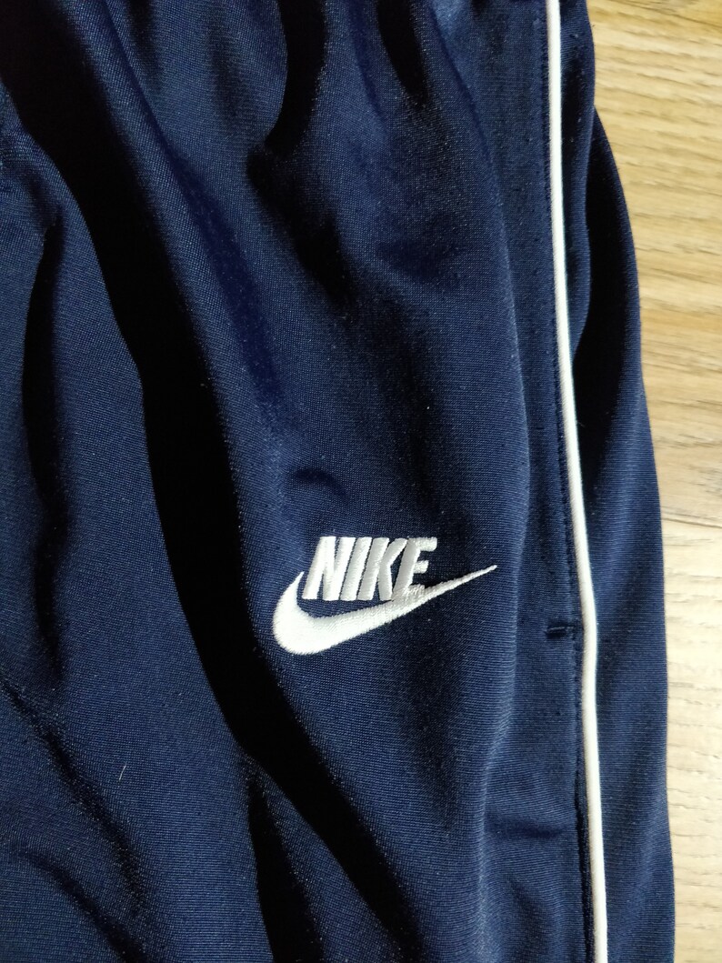 Nike Vintage Womens Tracksuit Pants Trousers Training GYM Navy | Etsy