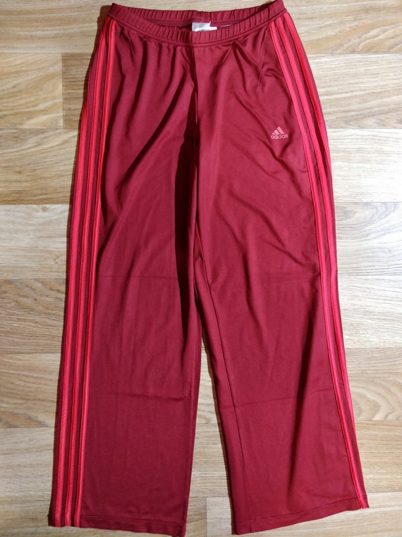 burgundy womens adidas tracksuit