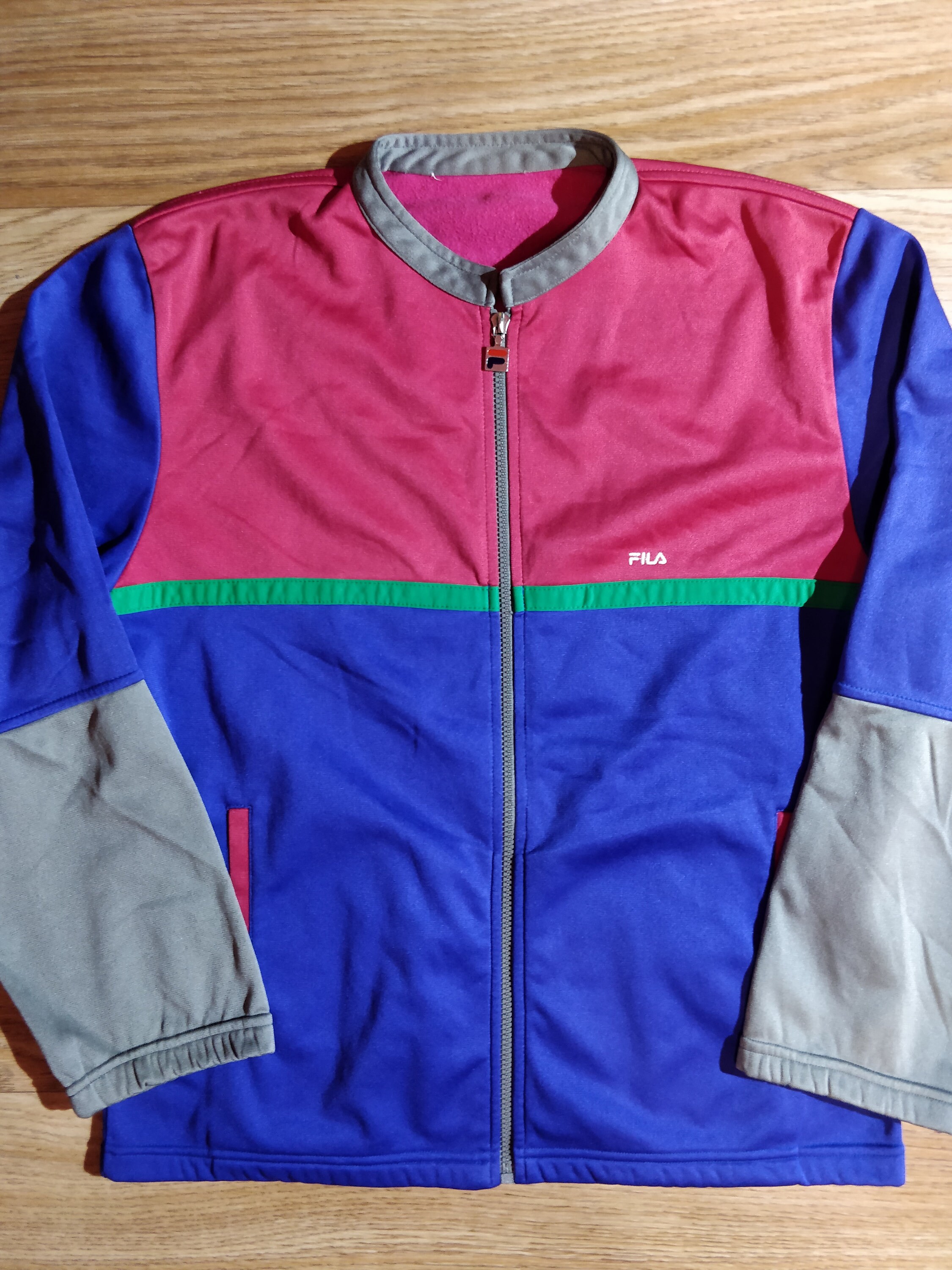Fila 90's Vintage Womens Tracksuit Top 