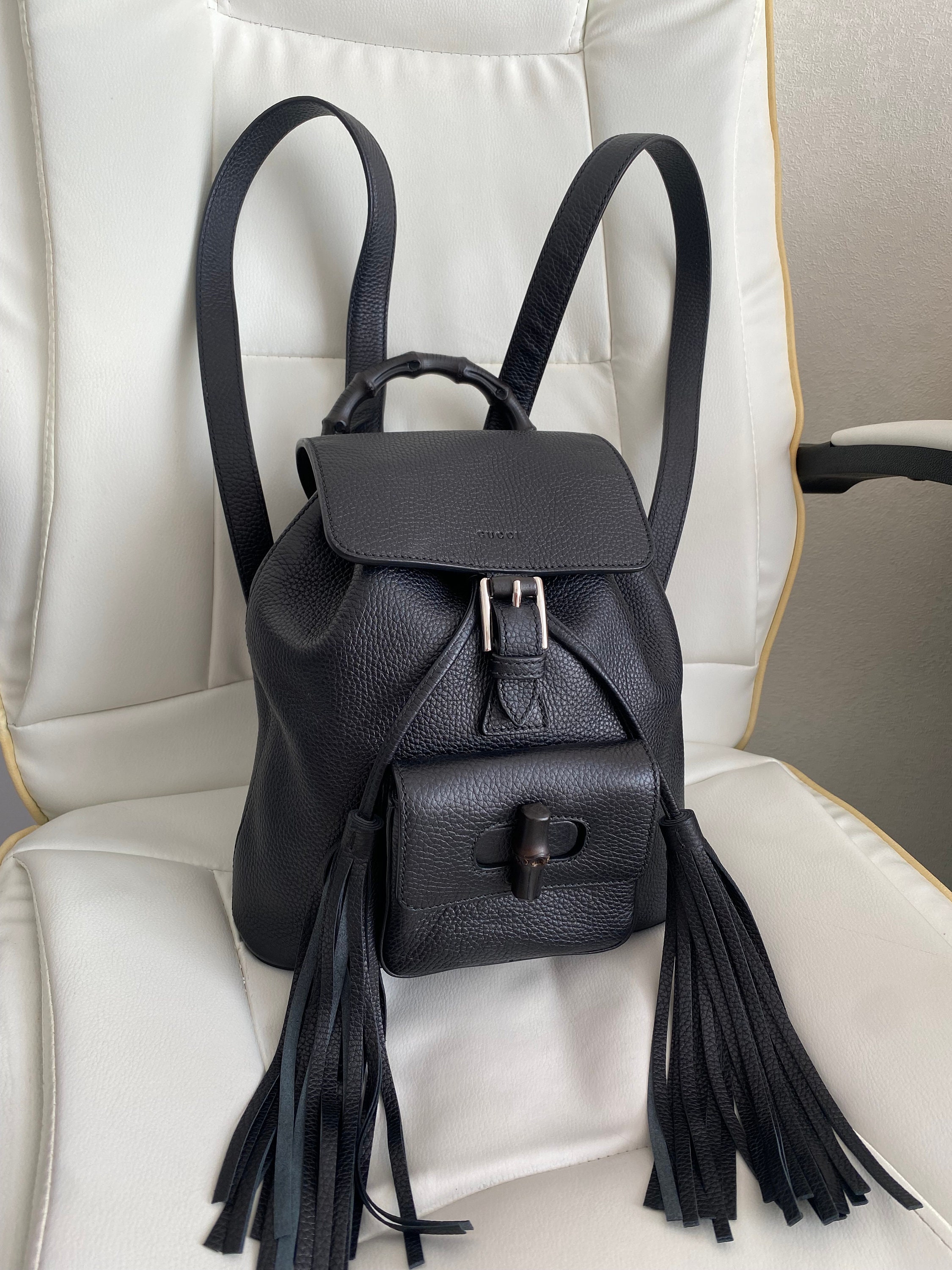 black gucci backpack mini