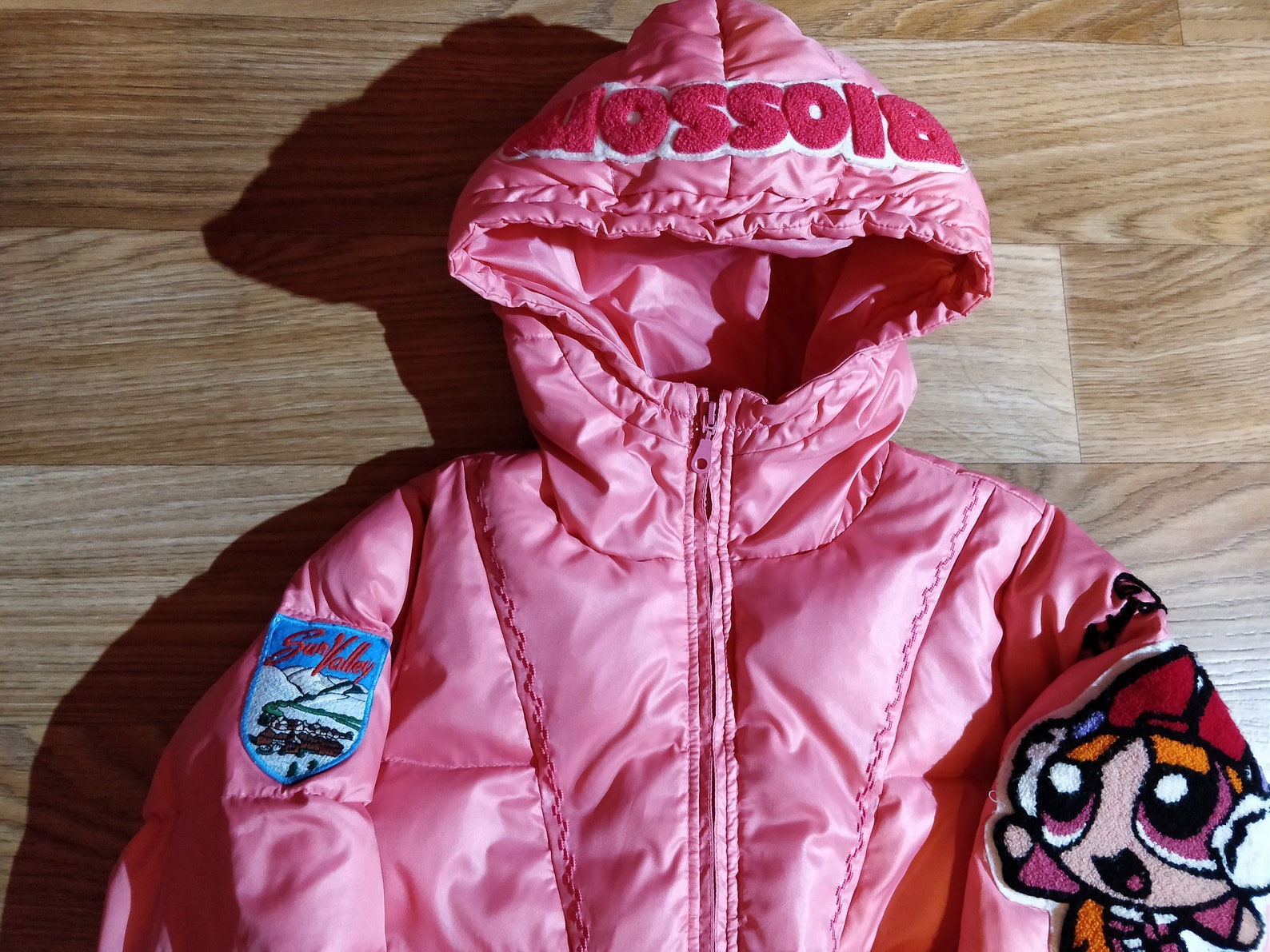 Elesy Delhor Powerpuff Girls Puffy Hooded Jacket Puffer Bomber | Etsy