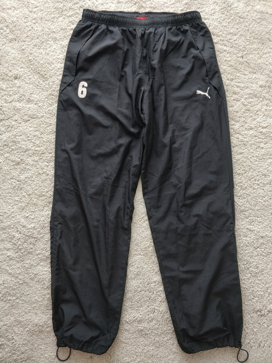 Puma Vintage Mens Tracksuit Pants Trousers Black Training - Etsy