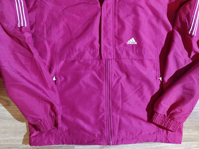 Adidas 90's Vintage Womens Tracksuit Top Jacket Pink | Etsy