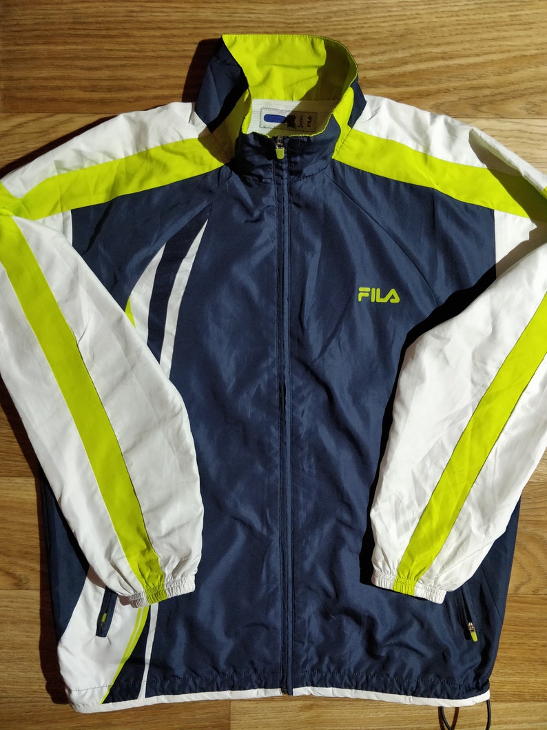 Fila 90er Vintage Herren Trainingsanzug oben Jacke Fila 90er Vintage Herren Trainingsanzug oben Jacke