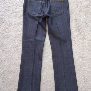 LOUIS VUITTON Vintage LV Monogram Denim Pants #36 Gradation Blue Cotton  Rank AB