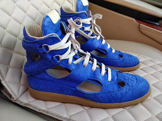 Maison Martin Margiela Reliëf Suède Sneakers High Top Trainers - Etsy  Nederland