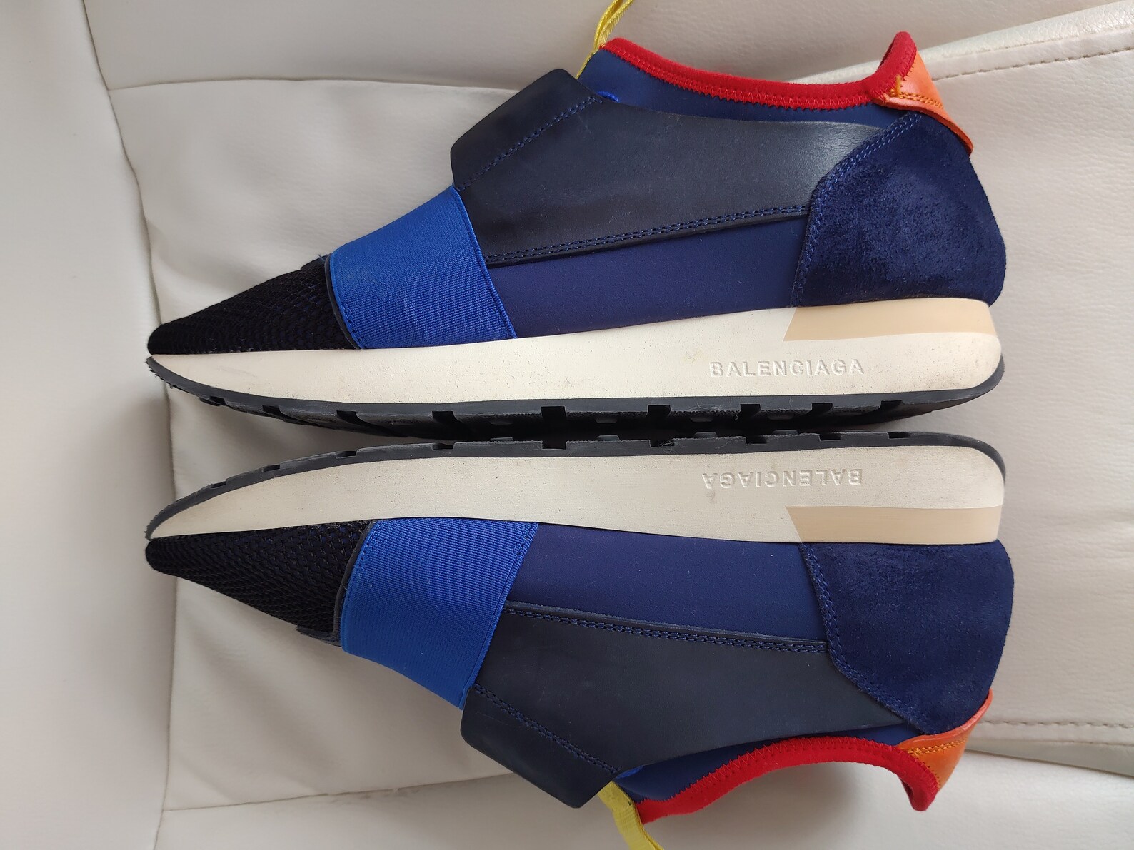 balenciaga race runners womens brown