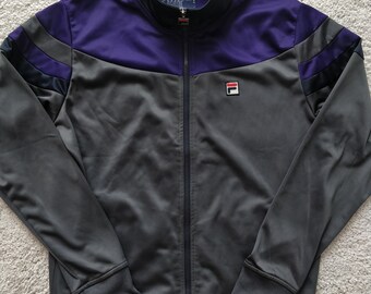 white line fila jacket