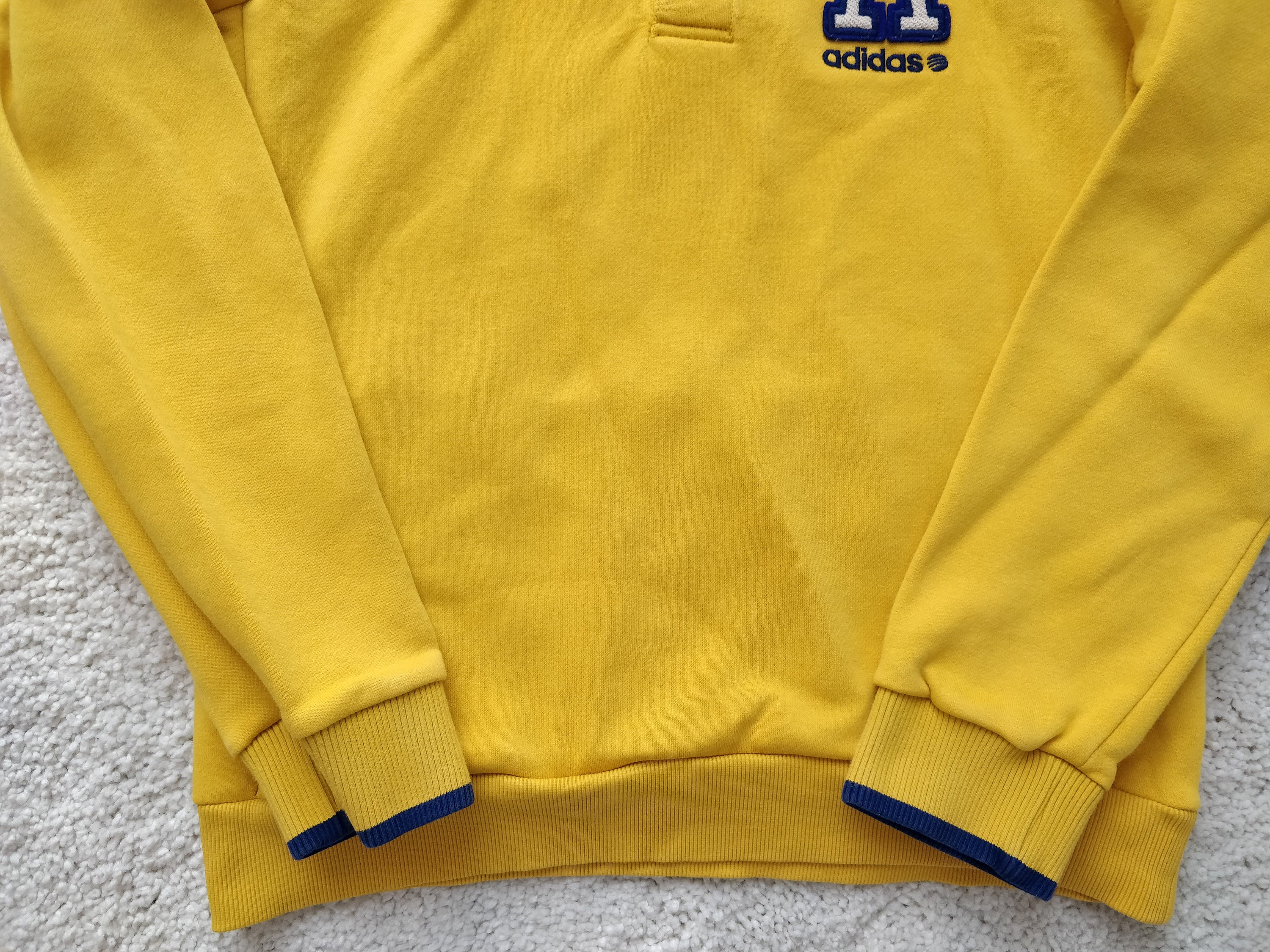 Adidas NEO Mens Sweatshirt Tracksuit Top Jacket Jumper Yellow - Etsy