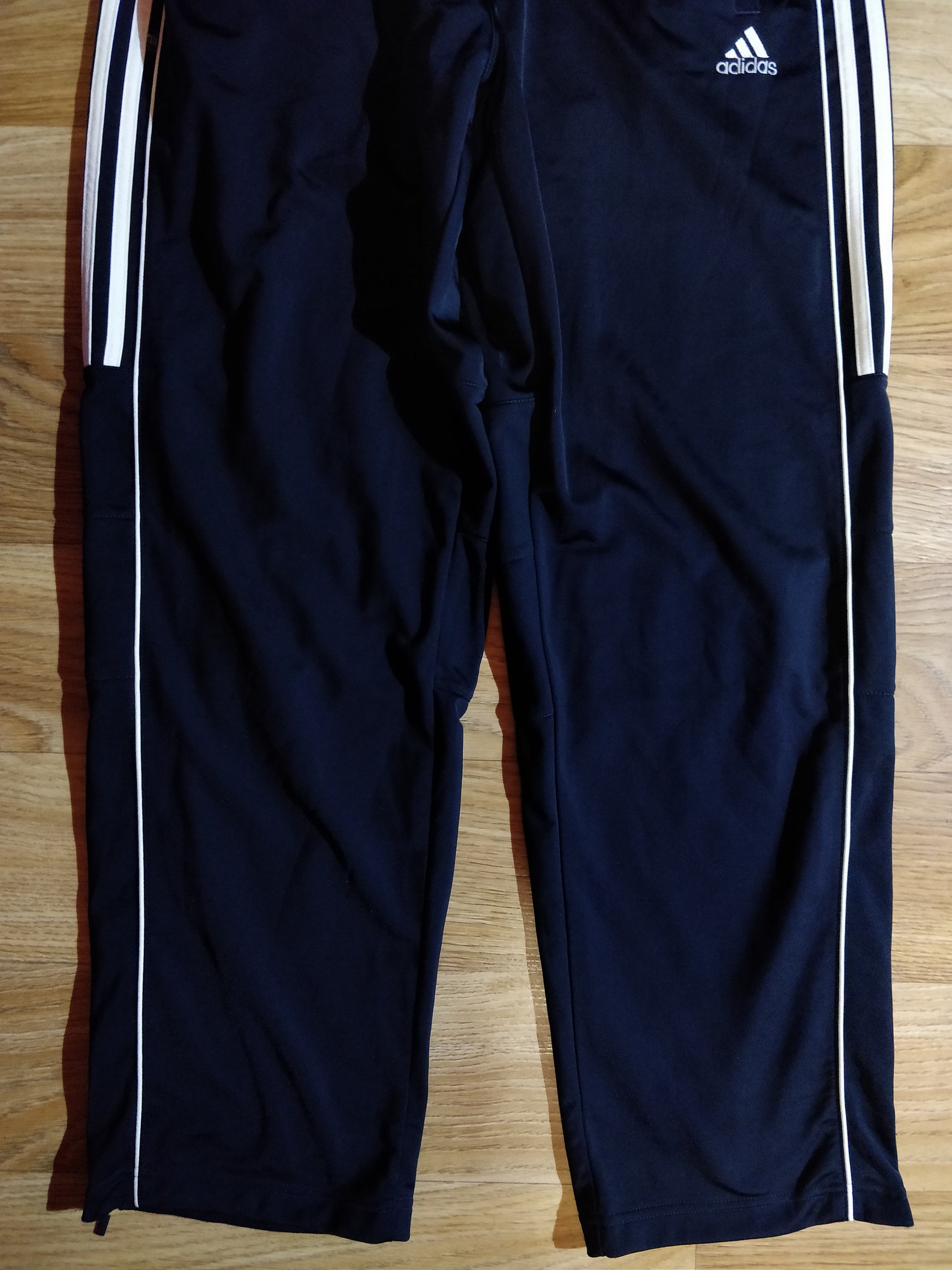 Adidas Mens Tracksuit Pants Trousers Training Navy Blue White | Etsy