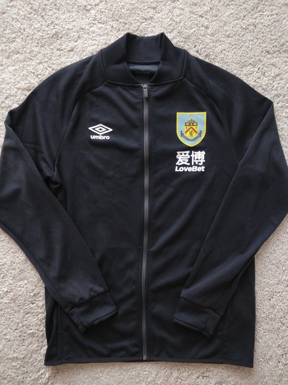Umbro BURNLEY FC Track Jacket Soccer Football England Black - Etsy