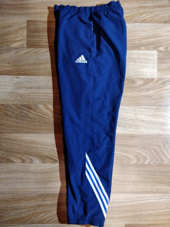 Adidas Vintage Mens Tracksuit Pants Trousers Training Navy | Etsy