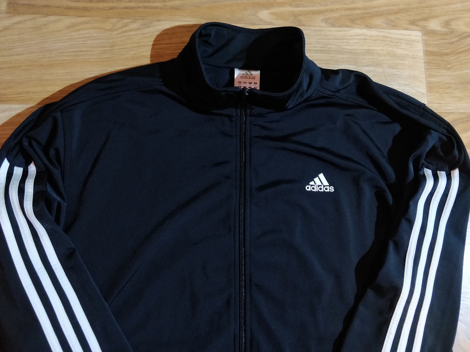 Adidas Vintage Mens Tracksuit Top Jacket Sweatshirt Black | Etsy