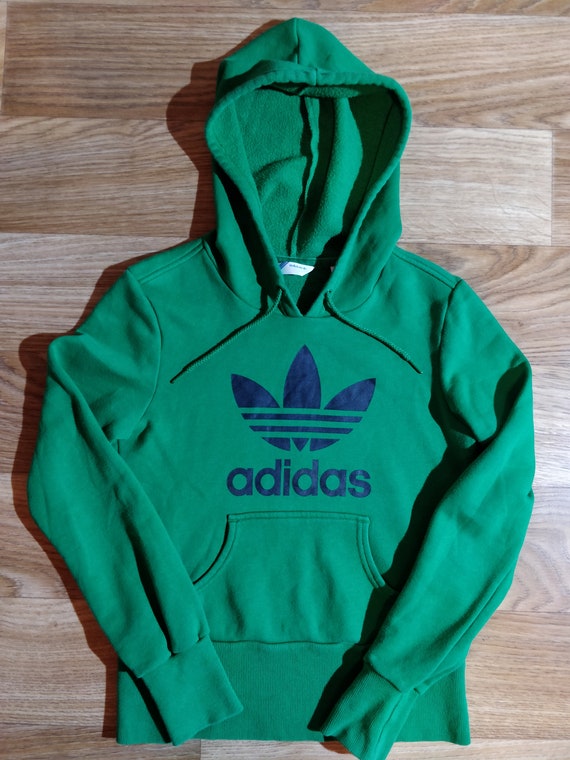 adidas womens green hoodie