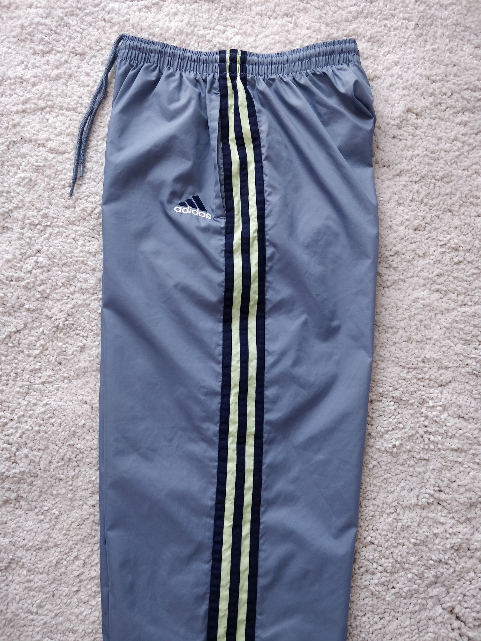 Adidas Vintage Track Pants Trousers Training Lightweight Etsy